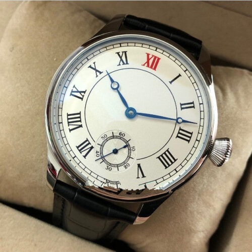 Hand-rolled mechanical twelve red luck male watch